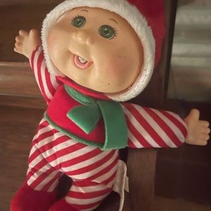 Cabbage, patch kid, Christmas, Santa/elf
